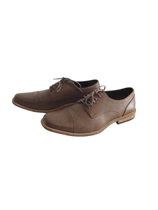 PERRY ELLIS- MENS BROWN COMFY LACE UP SHOES SIZE 11.5 main image 7